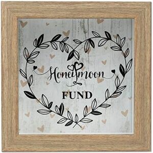 Honey moon fund wedding shadow box